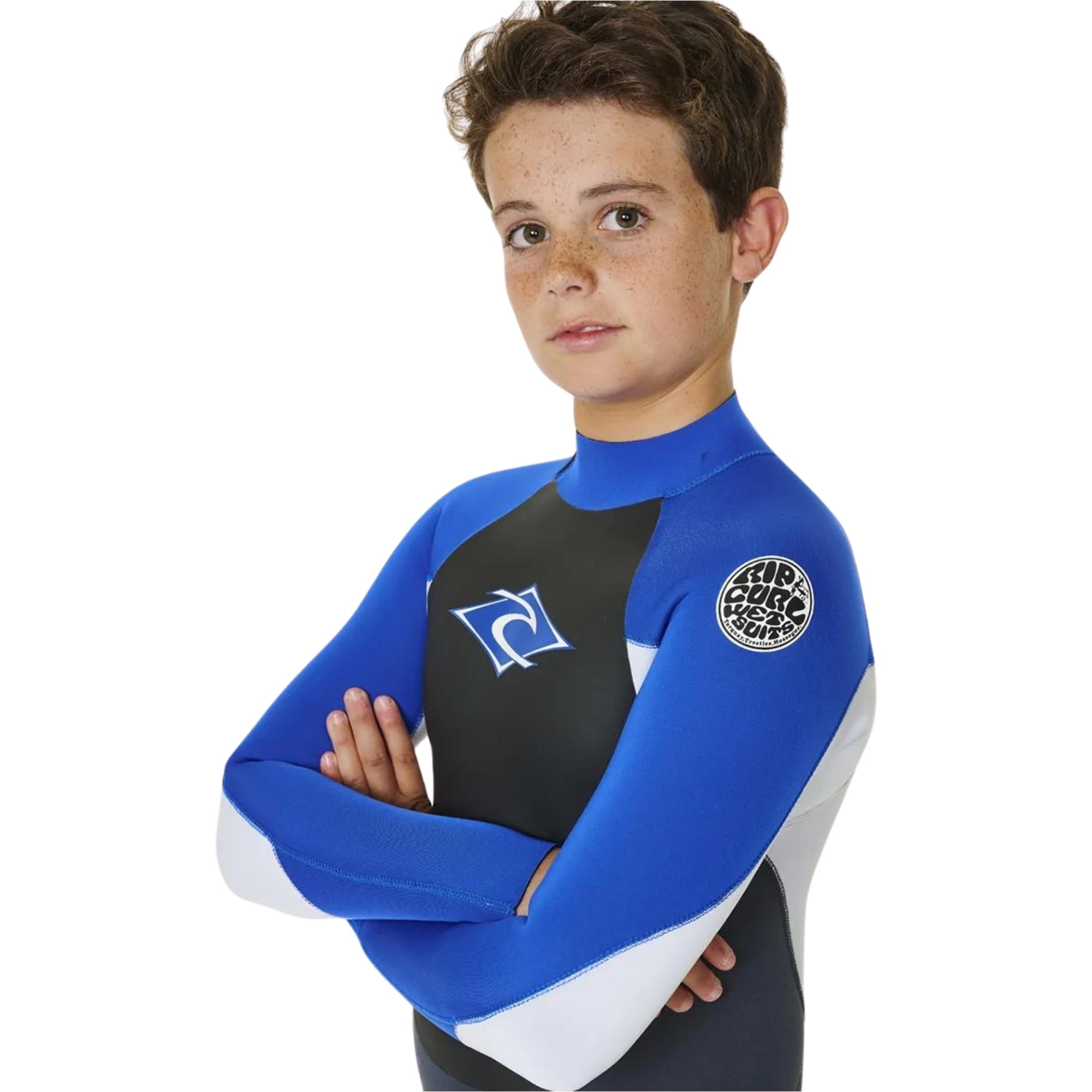 2026 Rip Curl Bambino Omega 5/3mm Back Zip Muta 13NBFS - Blue